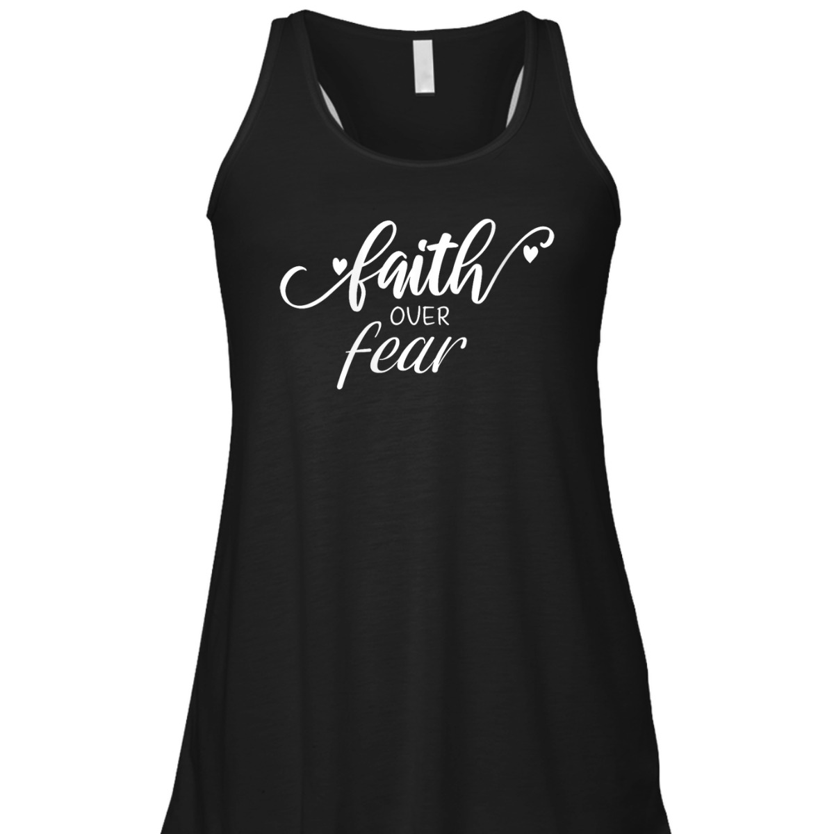 Faith Over Fear T-Shirt Christian Inspirational Gift Faith Over Fear T-Shirt Christian Inspirational Gift