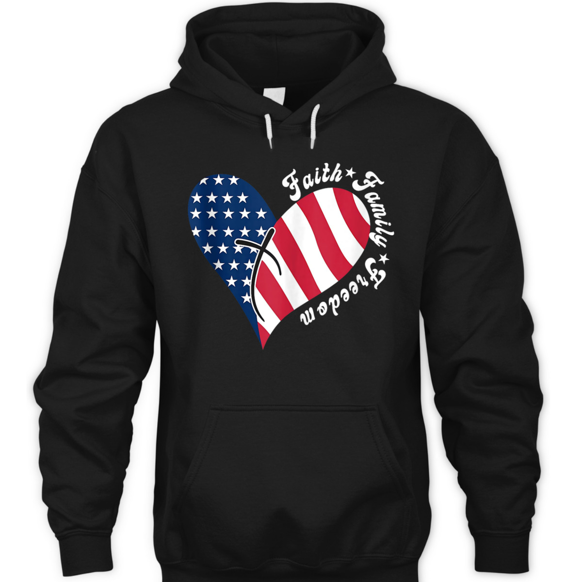 Patriotic Christian US Flag Faith Family Freedom Liberty 4th Of July Independence Day T-Shirt Patriotic Christian US Flag Faith Family Freedom Liberty 4th Of July Independence Day T-Shirt