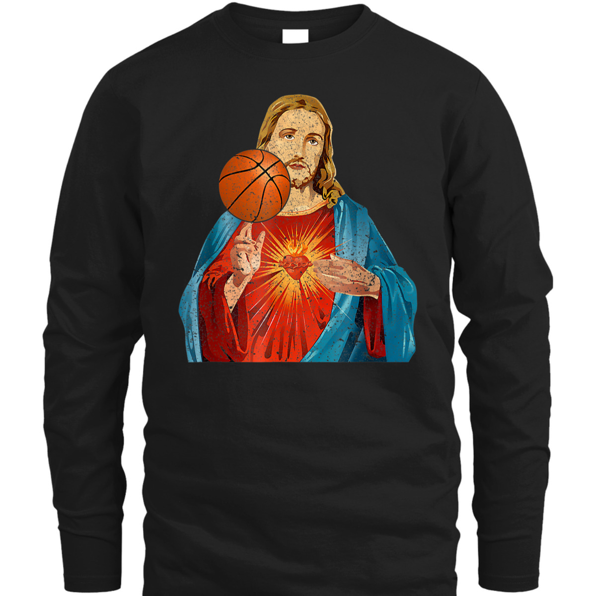Funny Christian T-Shirt Jesus Basketball Christian Faith Gift