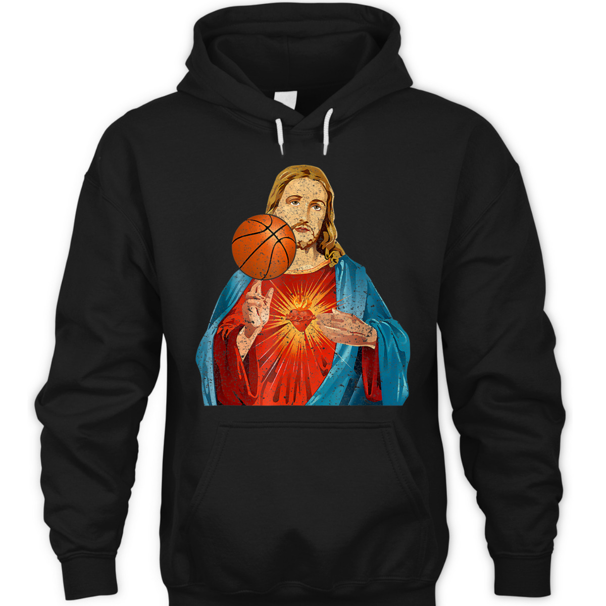 Funny Christian T-Shirt Jesus Basketball Christian Faith Gift