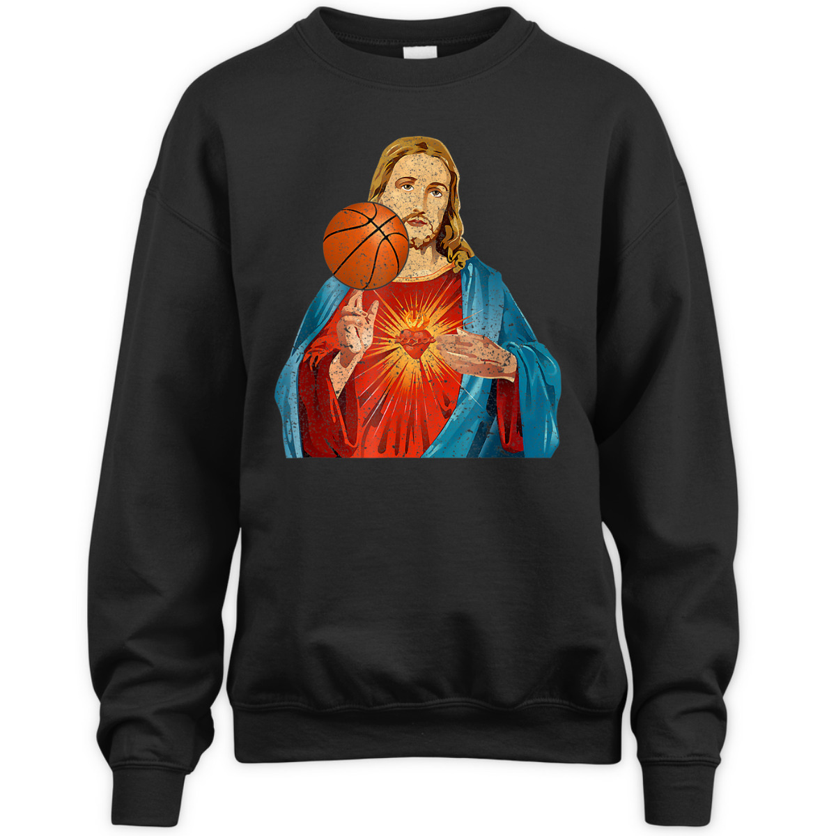 Funny Christian T-Shirt Jesus Basketball Christian Faith Gift