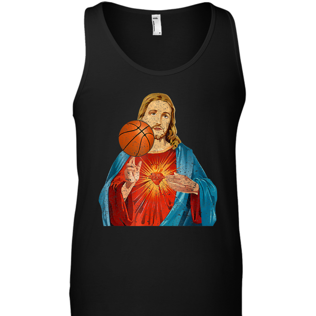 Funny Christian T-Shirt Jesus Basketball Christian Faith Gift