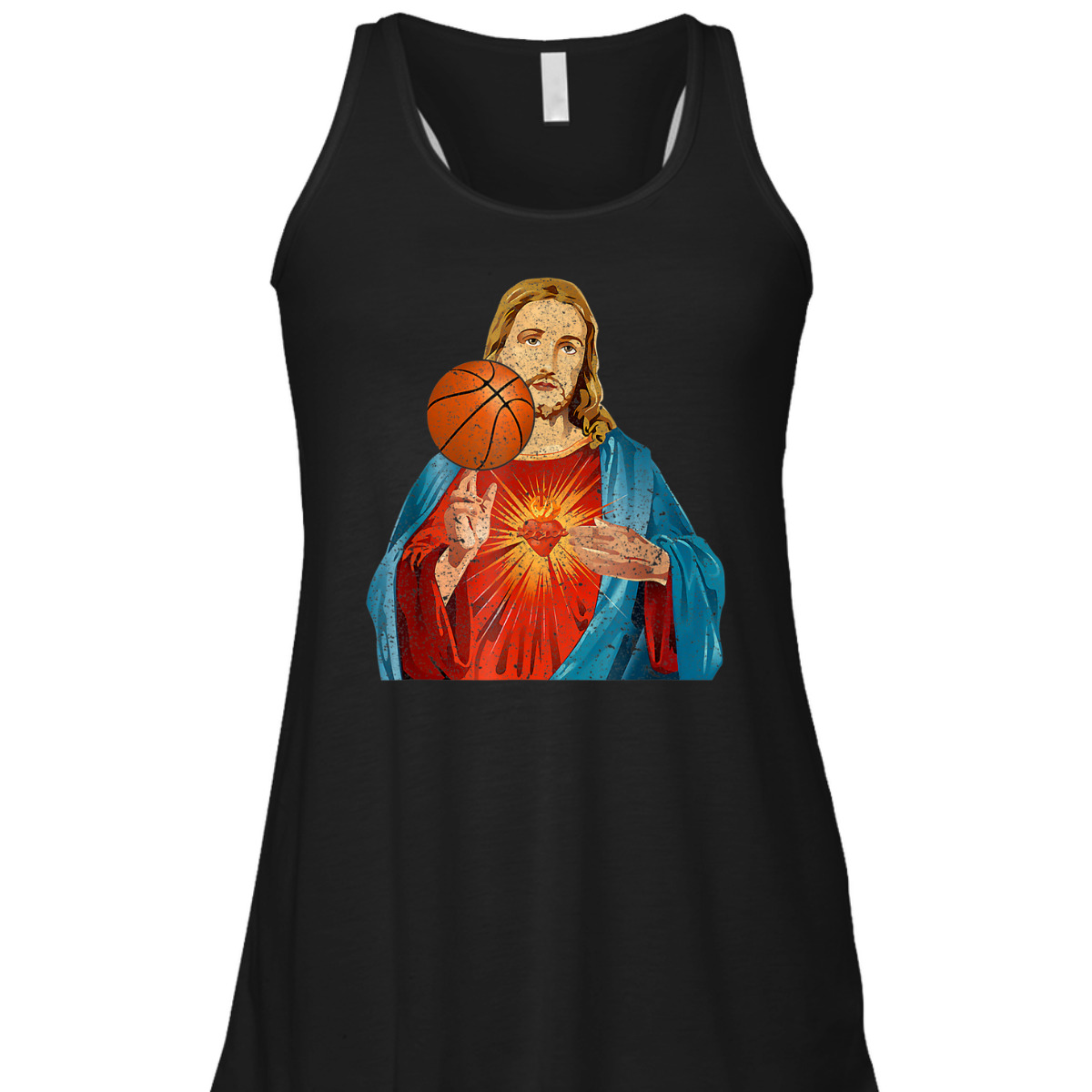 Funny Christian T-Shirt Jesus Basketball Christian Faith Gift