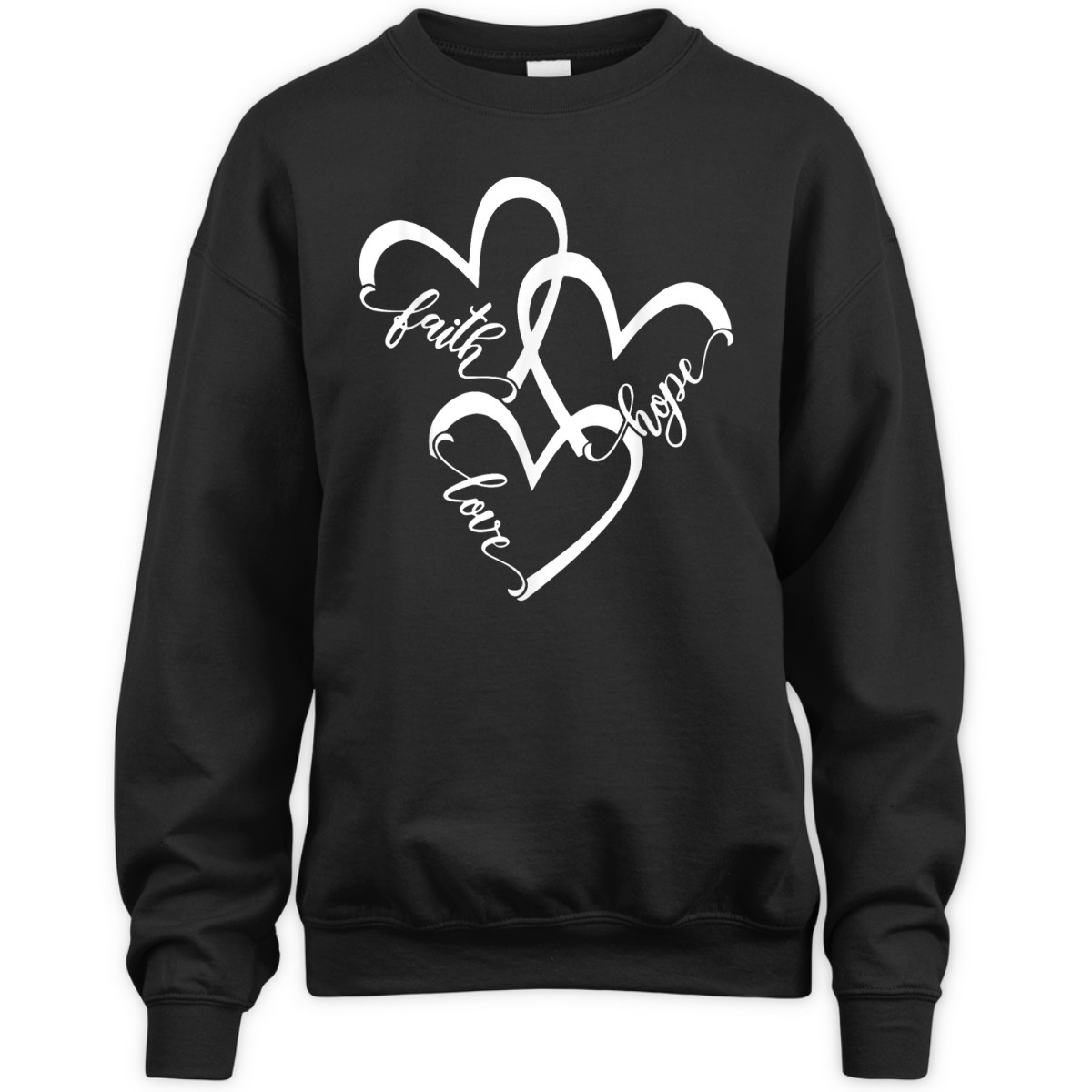 Faith Love Hope Jesus Christian Religious T-Shirt For Believers Faith Love Hope Jesus Christian Religious T-Shirt For Believers