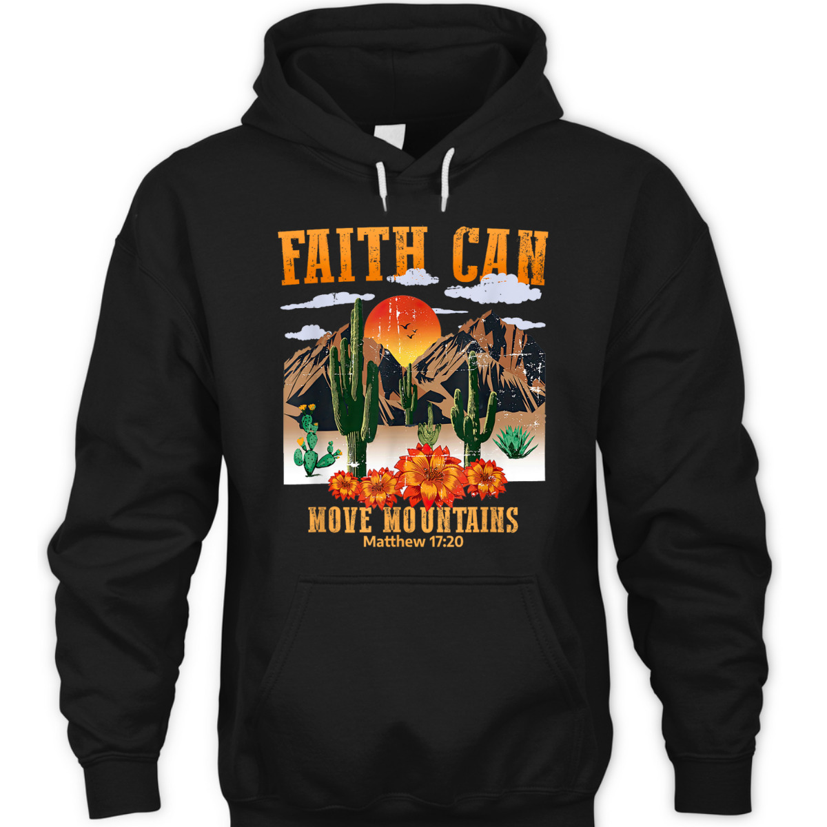 Christian Bible Verse Faith Can Move Mountains Matthew 17:20 Vintage T-Shirt Christian Bible Verse Faith Can Move Mountains Matthew 17:20 Vintage T-Shirt
