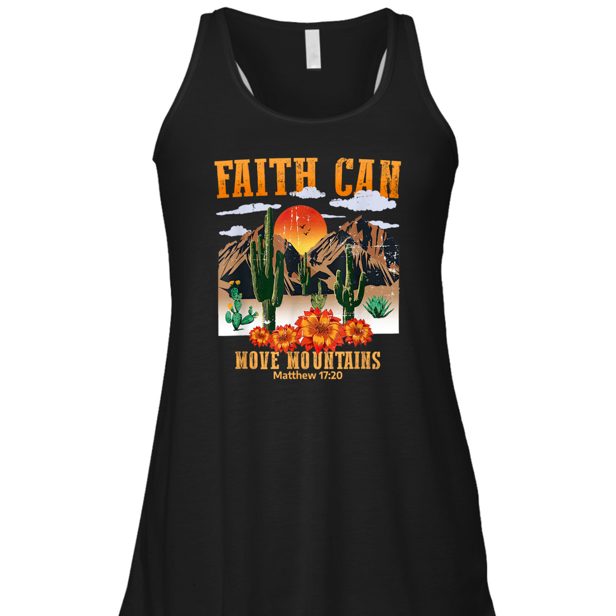 Christian Bible Verse Faith Can Move Mountains Matthew 17:20 Vintage T-Shirt Christian Bible Verse Faith Can Move Mountains Matthew 17:20 Vintage T-Shirt