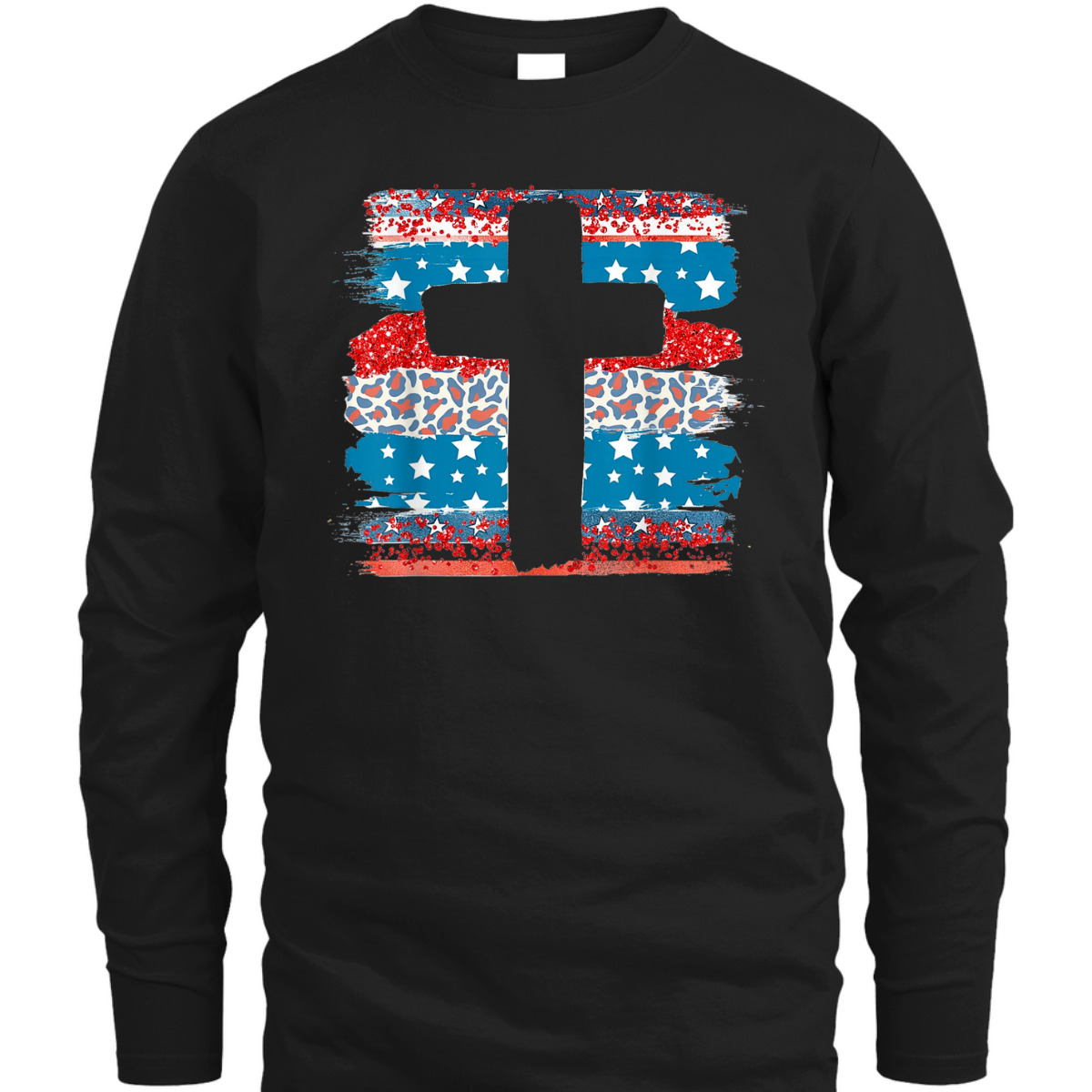 Patriotic Faith Cross Leopard US Flag Christian T-Shirt 4th Of July Independence Day Gift Patriotic Faith Cross Leopard US Flag Christian T-Shirt 4th Of July Independence Day Gift