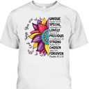 God Says You Are Christian Sunflower Faith Inspirational Bible Verse T-Shirt God Says You Are Christian Sunflower Faith Inspirational Bible Verse T-Shirt