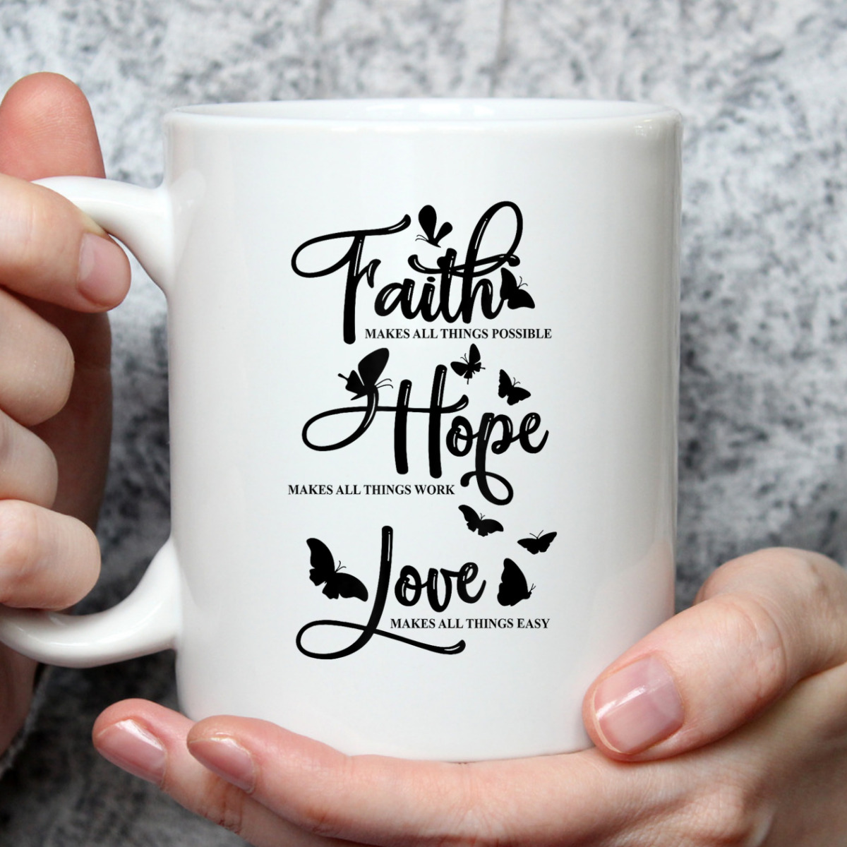 Faith Hope Love Christian Butterfly Bible Quote Religious T-Shirt Faith Hope Love Christian Butterfly Bible Quote Religious T-Shirt