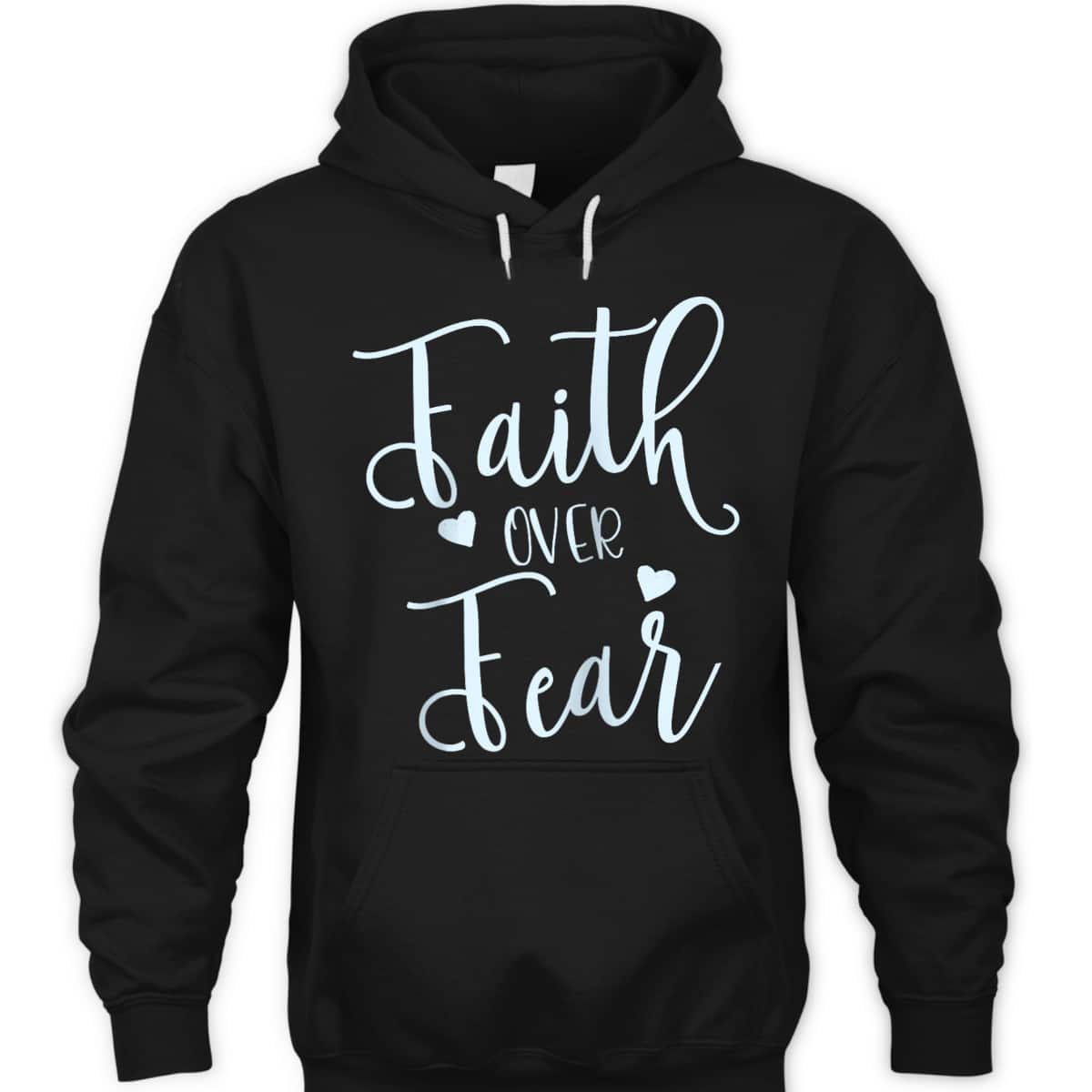 Faith Over Fear Spiritual Inspirational Christian T-Shirt Faith Over Fear Spiritual Inspirational Christian T-Shirt