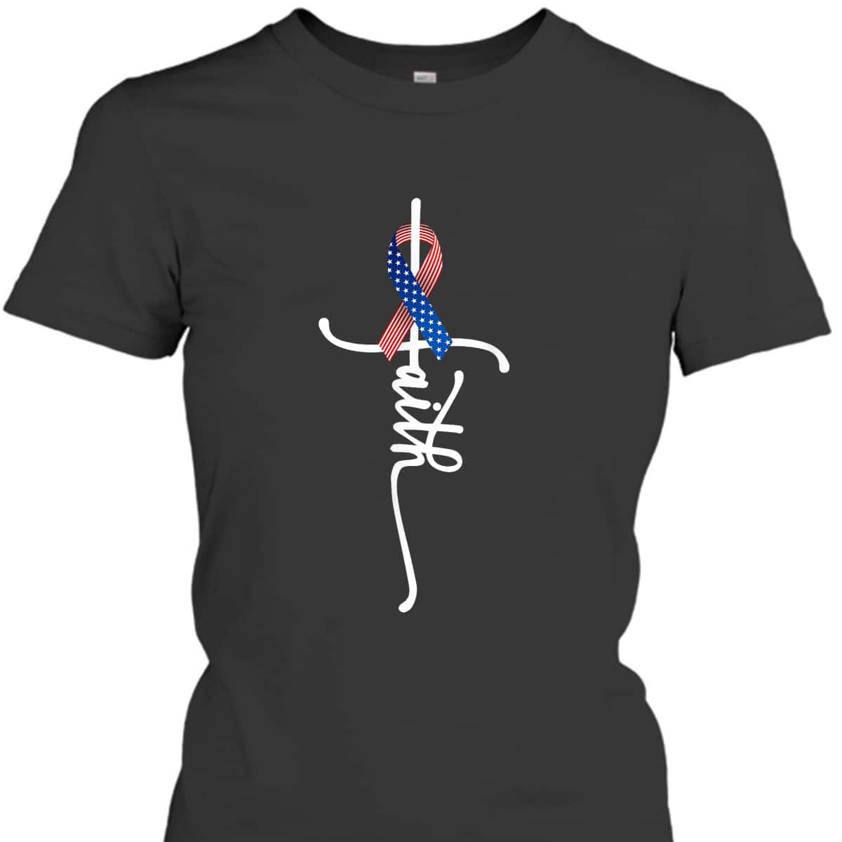 American Flag Faith Cross United States US Patriotic 4th Of July Independence Day T-Shirt American Flag Faith Cross United States US Patriotic 4th Of July Independence Day T-Shirt