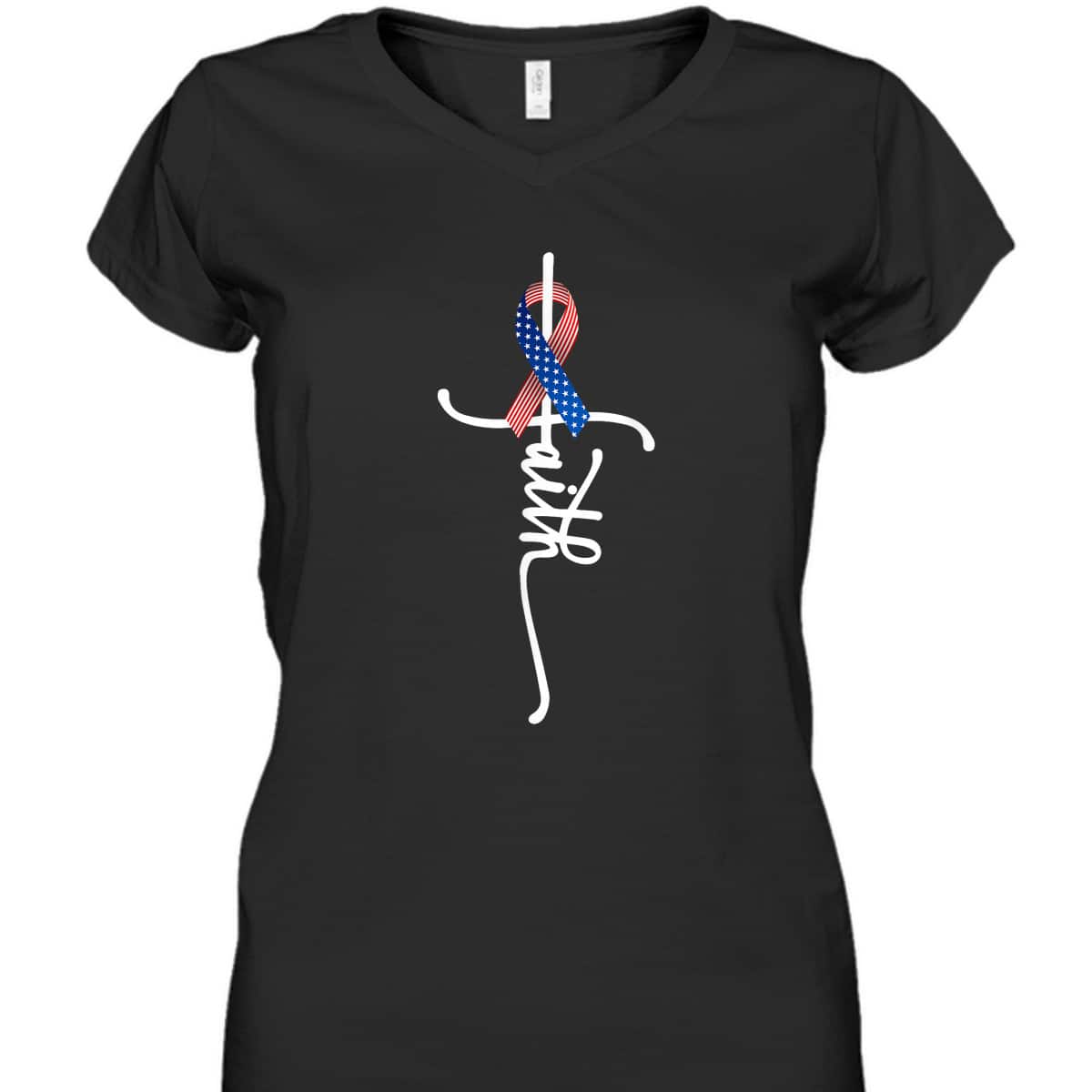 American Flag Faith Cross United States US Patriotic 4th Of July Independence Day T-Shirt American Flag Faith Cross United States US Patriotic 4th Of July Independence Day T-Shirt