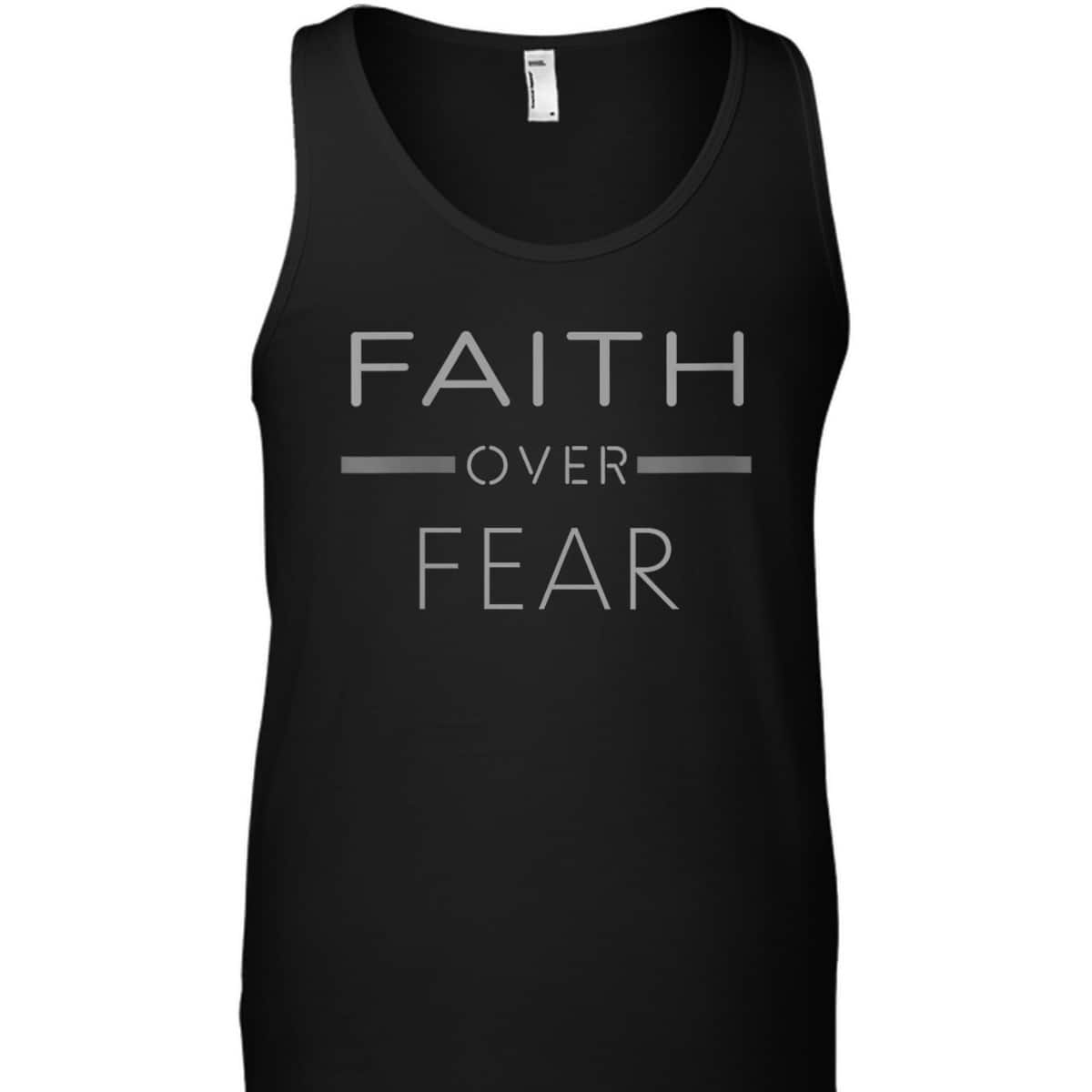 Faith Over Fear Vintage Religious Christian T-Shirt Faith Over Fear Vintage Religious Christian T-Shirt