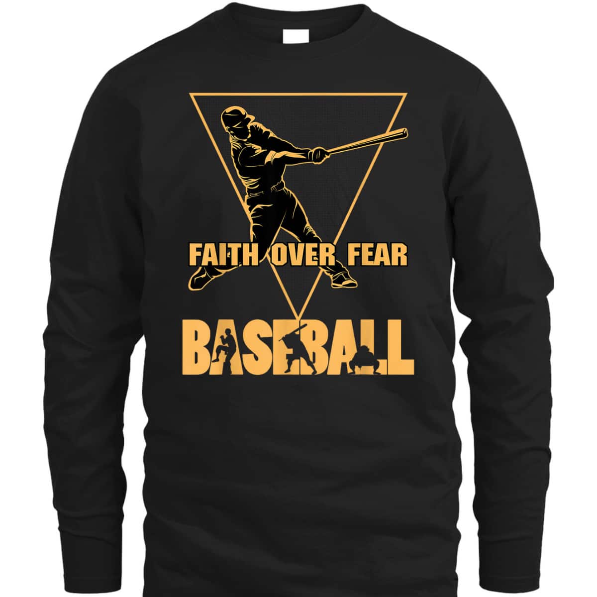 Faith Over Fear T-Shirt Christian Faith Quote Best Gift For Baseball Lovers Faith Over Fear T-Shirt Christian Faith Quote Best Gift For Baseball Lovers