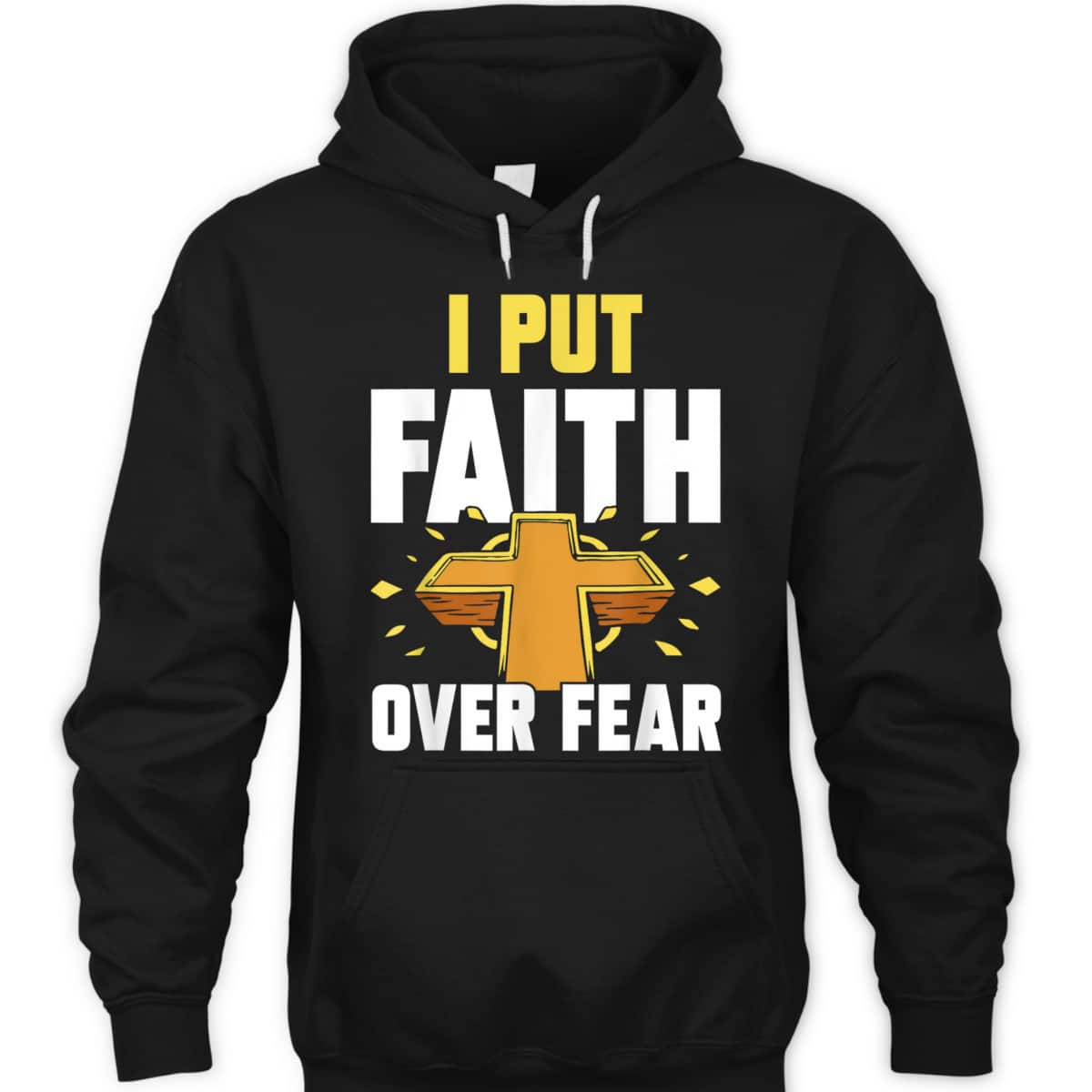 I Put Faith Over Fear T-Shirt Jesus Religious Bible Verse Gift I Put Faith Over Fear T-Shirt Jesus Religious Bible Verse Gift