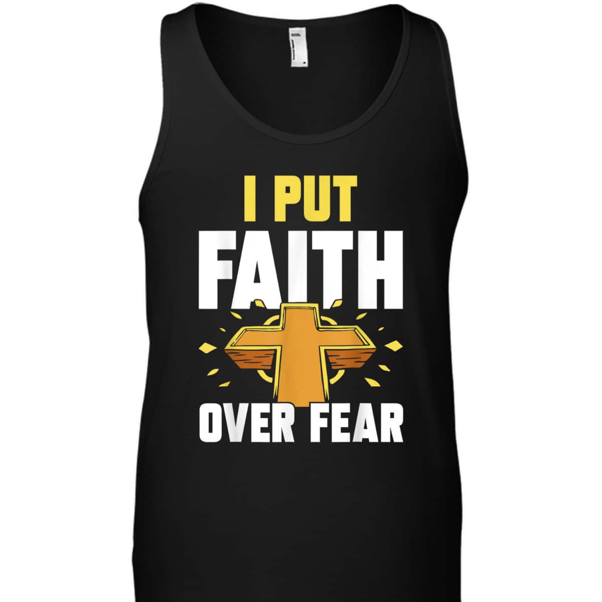 I Put Faith Over Fear T-Shirt Jesus Religious Bible Verse Gift I Put Faith Over Fear T-Shirt Jesus Religious Bible Verse Gift