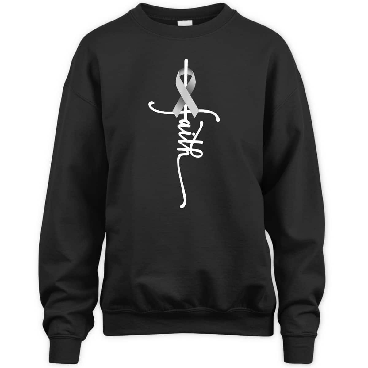 Lung Cancer Christian Faith Lung Cancer Awareness T-Shirt