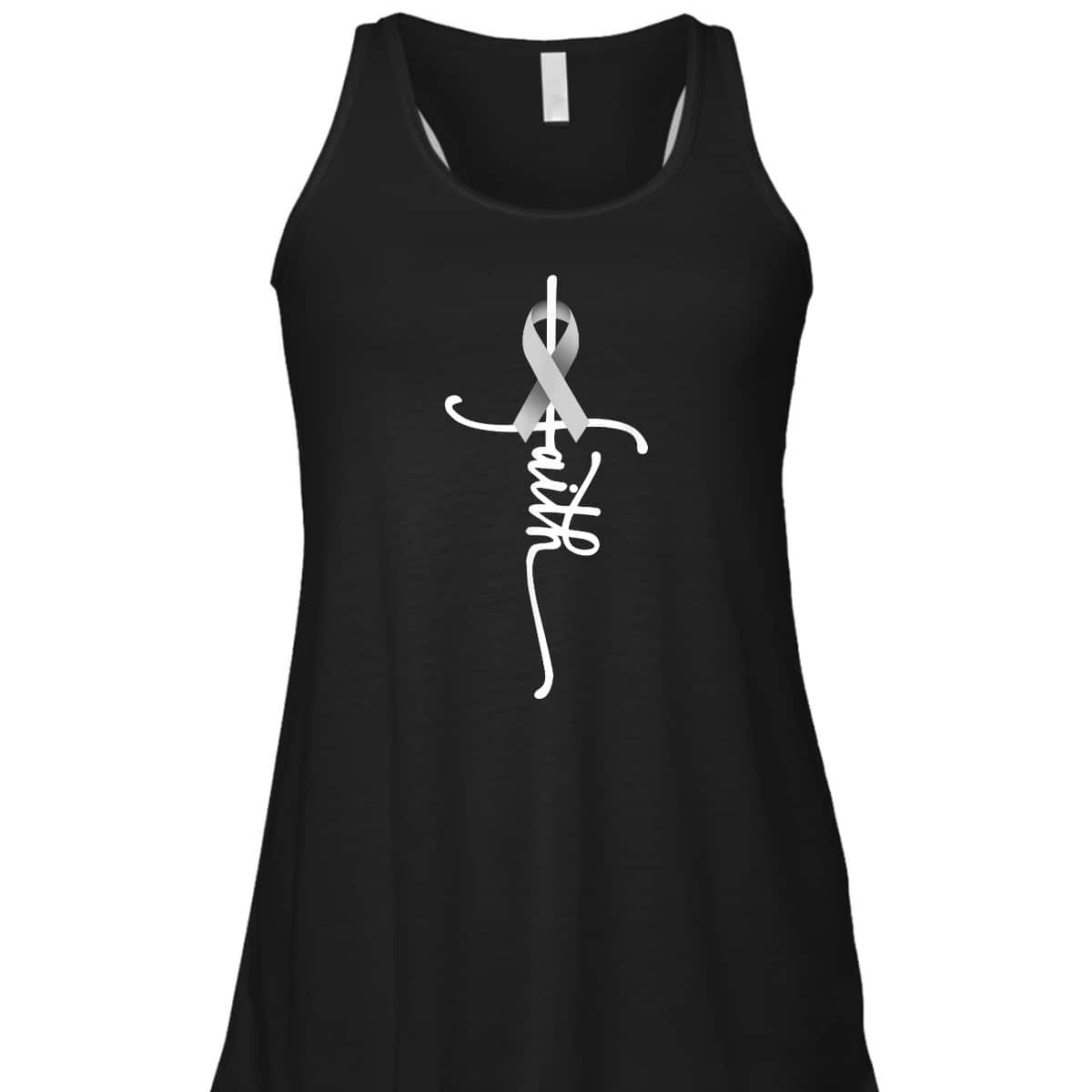 Lung Cancer Christian Faith Lung Cancer Awareness T-Shirt