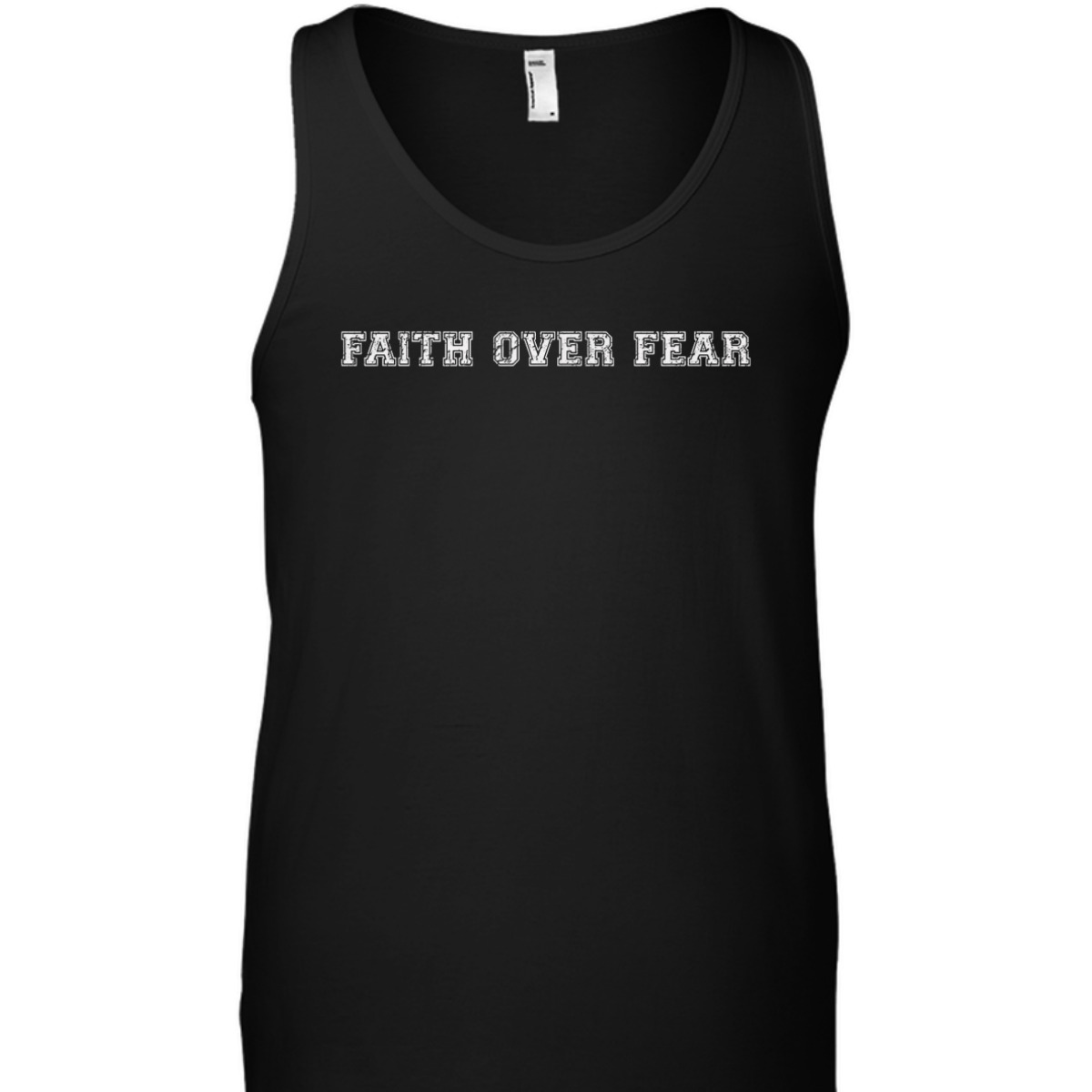 Trendy Christian Faith Over Fear T-Shirt Minimal Religious Saying Trendy Christian Faith Over Fear T-Shirt Minimal Religious Saying