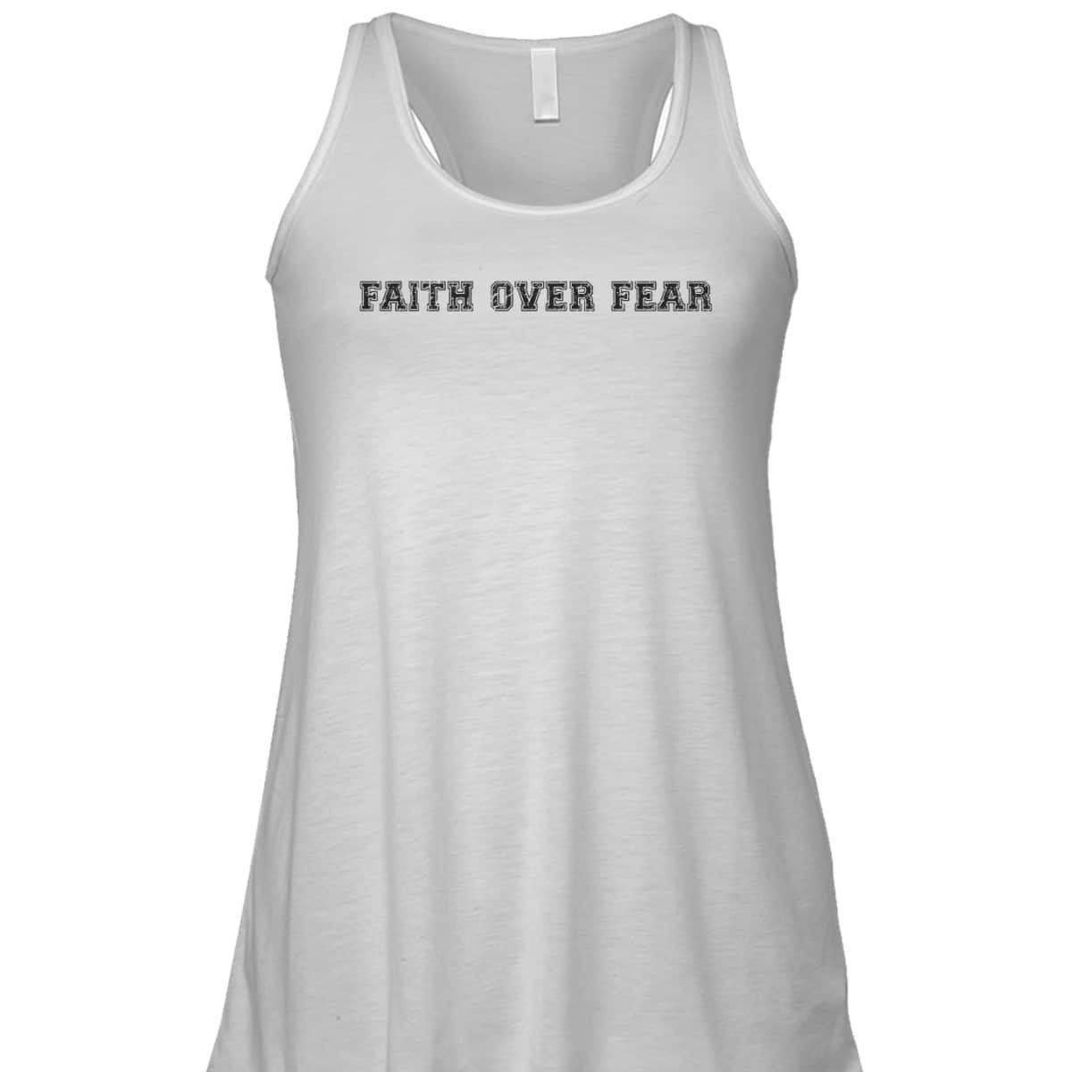 Faith Over Fear T-Shirt Trendy Christian Saying Minimal Faith Over Fear T-Shirt Trendy Christian Saying Minimal