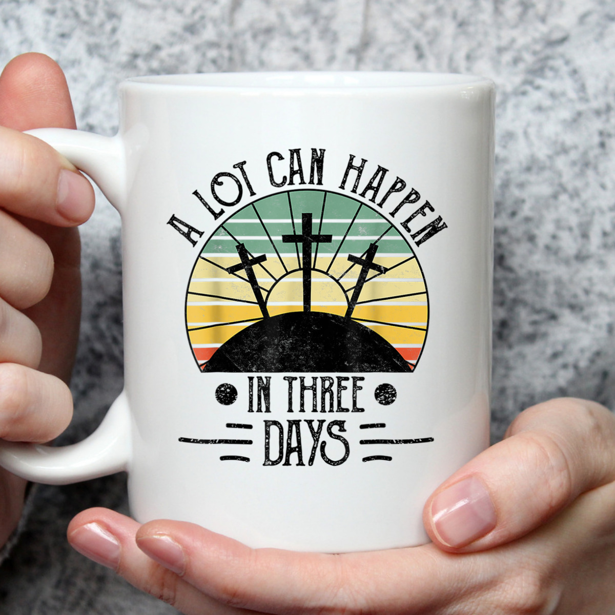 A Lot Can Happen In Three Days Christians Easter Day Religious T-Shirt A Lot Can Happen In Three Days Christians Easter Day Religious T-Shirt