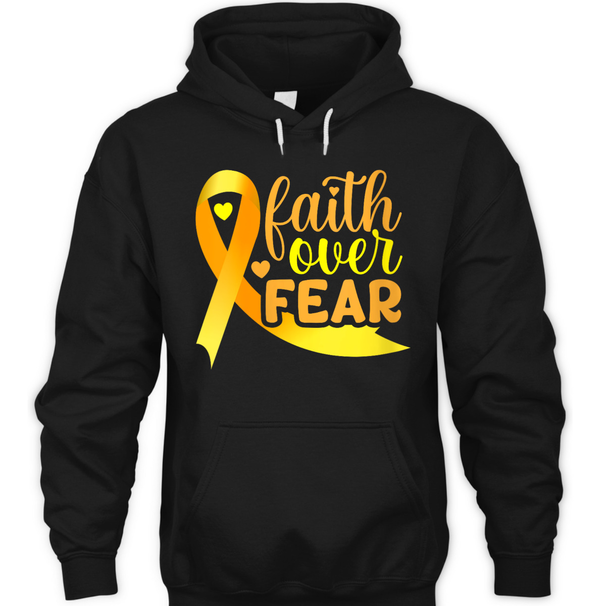 Faith Over Fear Ribbon Endometriosis Awareness Warrior T-Shirt