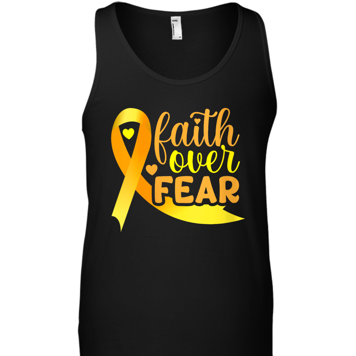 Faith Over Fear Ribbon Endometriosis Awareness Warrior T-Shirt