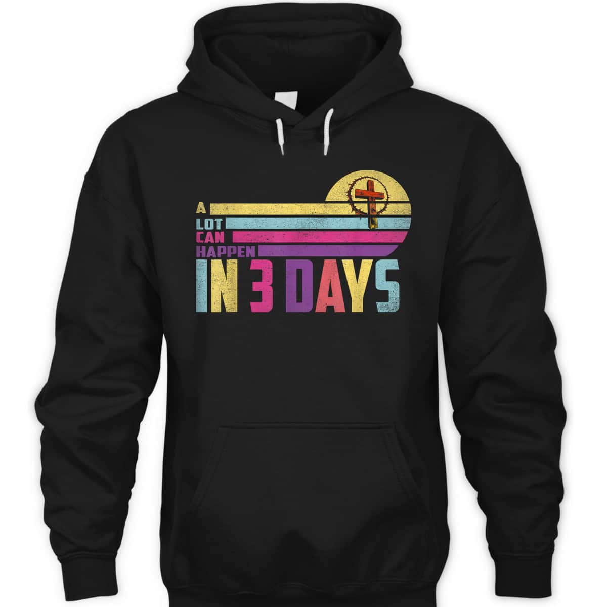 A Lot Can Happen In 3 Days Vintage Christian Easter Day T-Shirt A Lot Can Happen In 3 Days Vintage Christian Easter Day T-Shirt