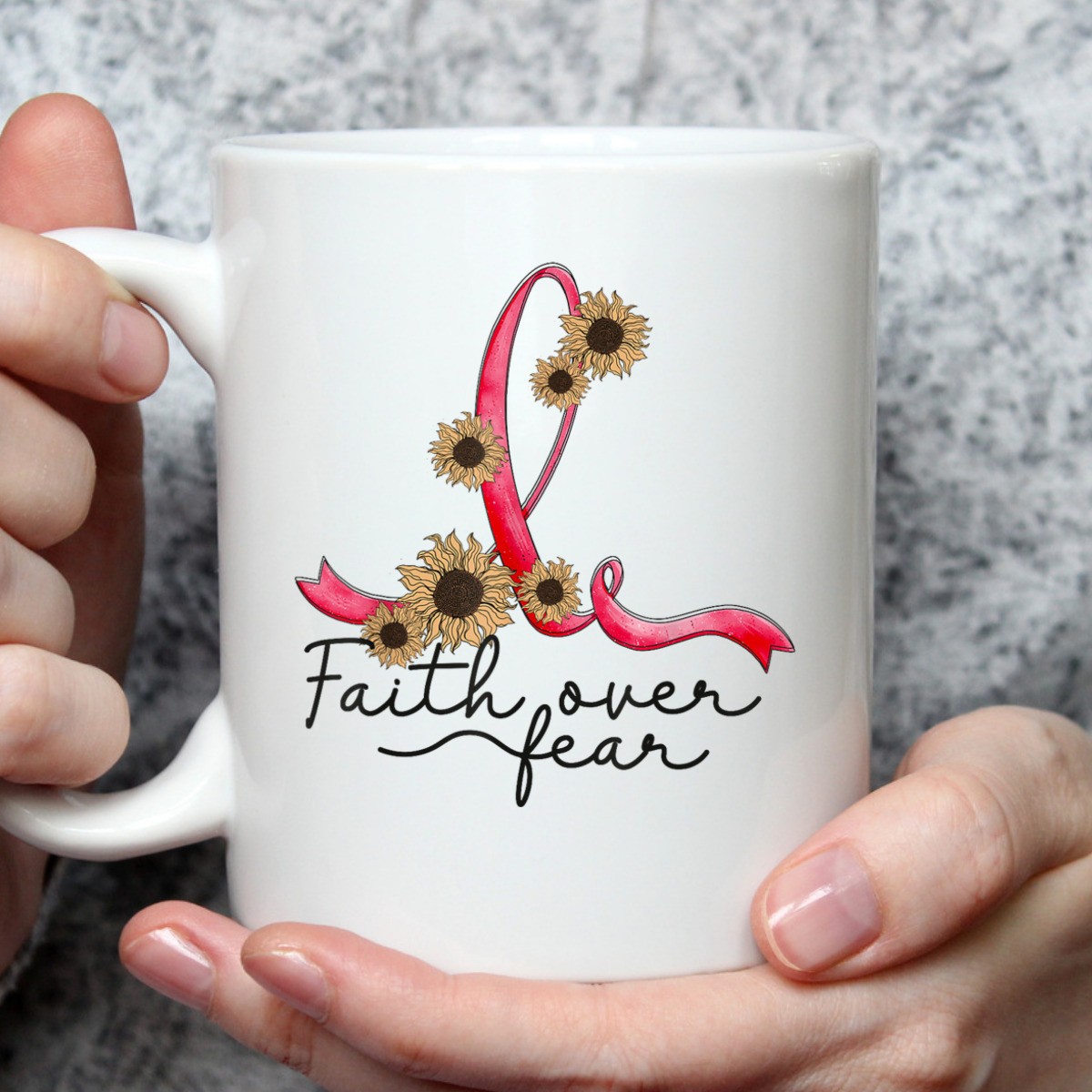 Sepsis Awareness Sunflower Faith Over Fear Christian T-Shirt