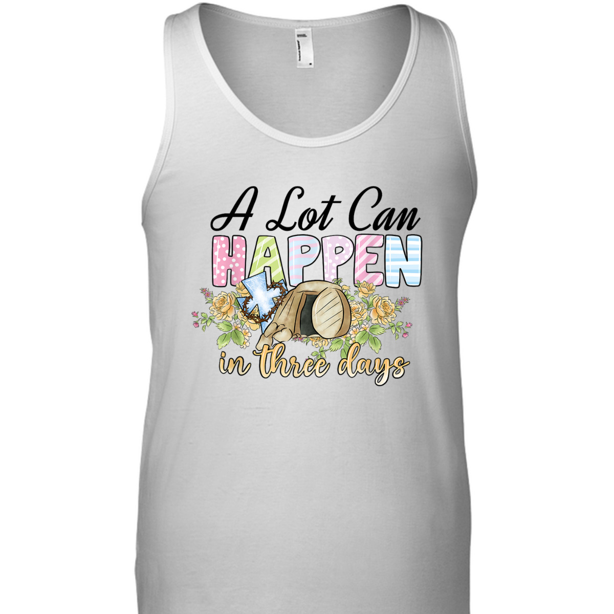 A Lot Can Happen In 3 Days Reto Vintage Christian Easter Day T-Shirt A Lot Can Happen In 3 Days Reto Vintage Christian Easter Day T-Shirt