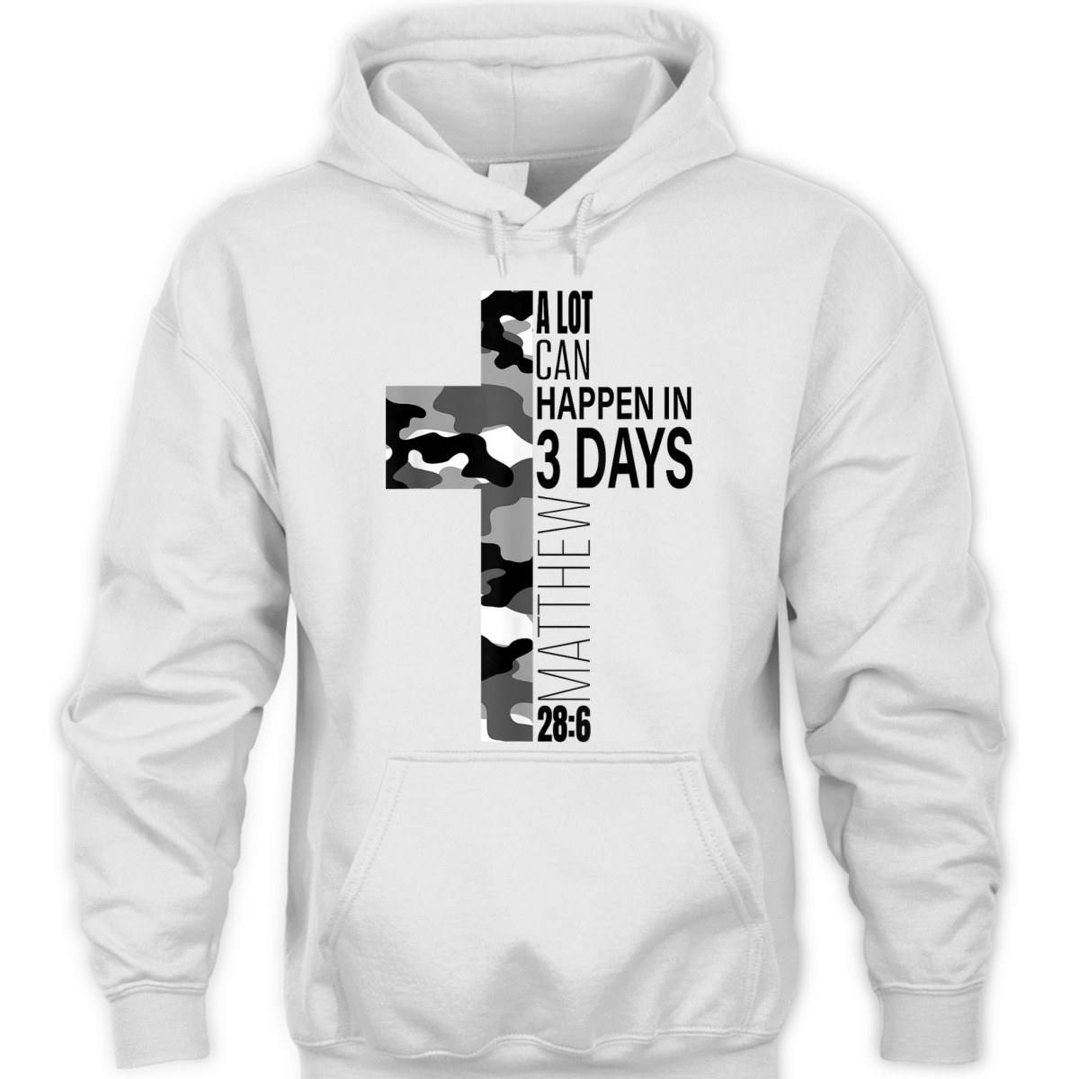 White Camo A Lot Can Happen In 3 Days Christian Easter Day T-Shirt Cross Religious Gift White Camo A Lot Can Happen In 3 Days Christian Easter Day T-Shirt Cross Religious Gift