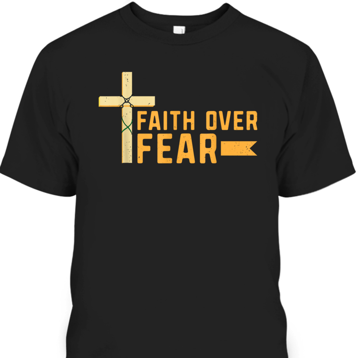 Spiritual Meditation Christian Faith Over Fear T-Shirt Spiritual Meditation Christian Faith Over Fear T-Shirt