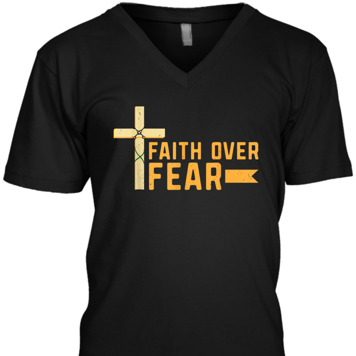 Spiritual Meditation Christian Faith Over Fear T-Shirt Spiritual Meditation Christian Faith Over Fear T-Shirt