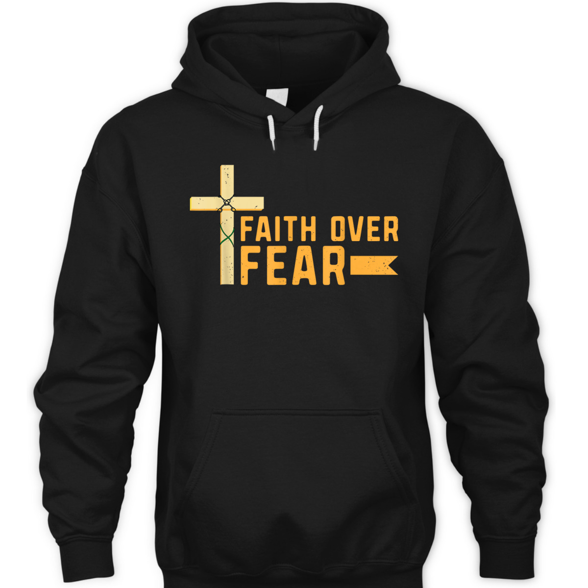 Spiritual Meditation Christian Faith Over Fear T-Shirt