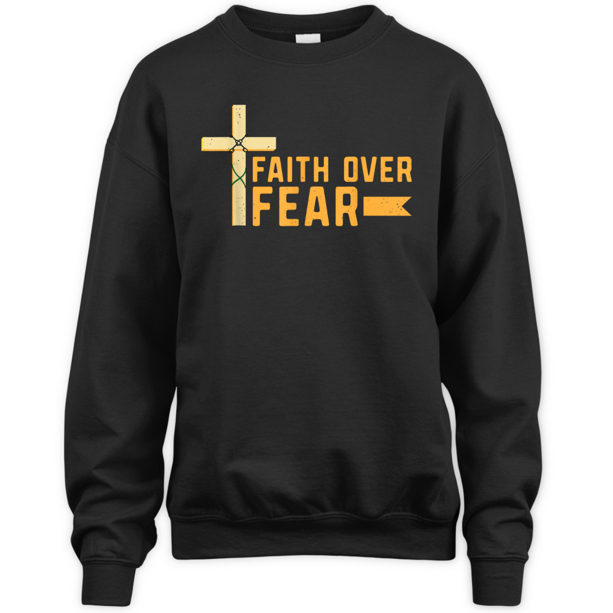 Spiritual Meditation Christian Faith Over Fear T-Shirt