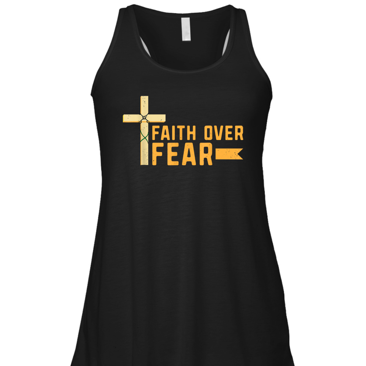 Spiritual Meditation Christian Faith Over Fear T-Shirt