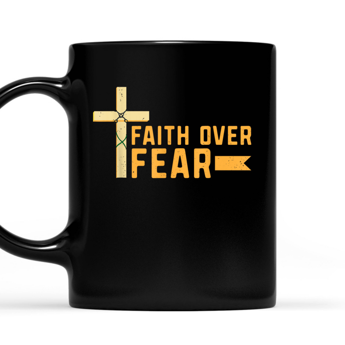 Spiritual Meditation Christian Faith Over Fear T-Shirt Spiritual Meditation Christian Faith Over Fear T-Shirt