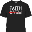 Inspirational Christian Faith Over Fear Bible Scripture Verse T-Shirt