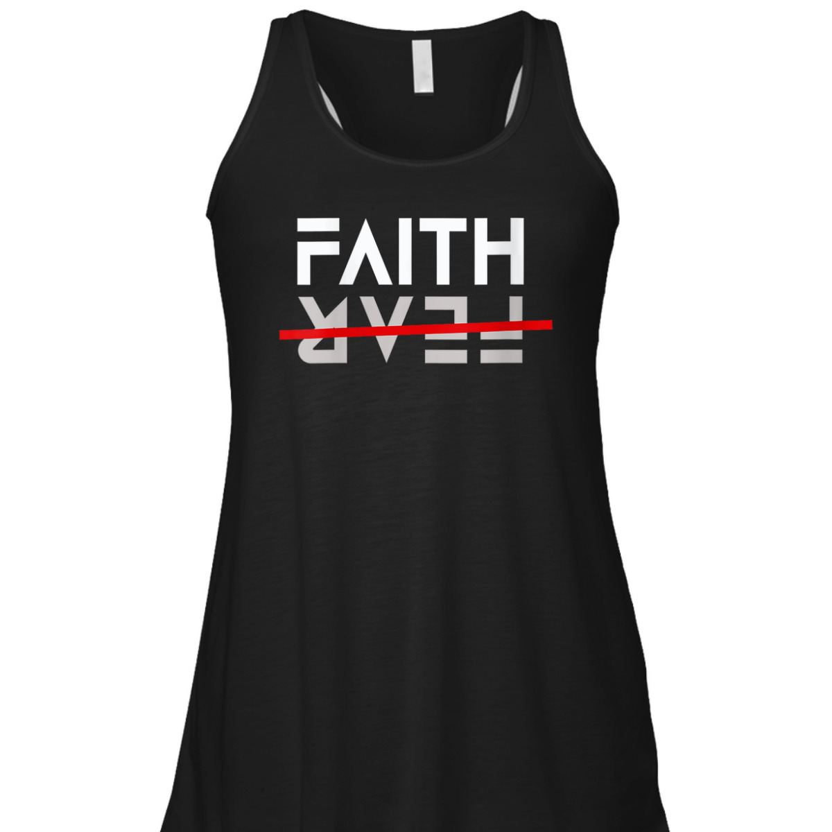 Inspirational Christian Faith Over Fear Bible Scripture Verse T-Shirt Inspirational Christian Faith Over Fear Bible Scripture Verse T-Shirt