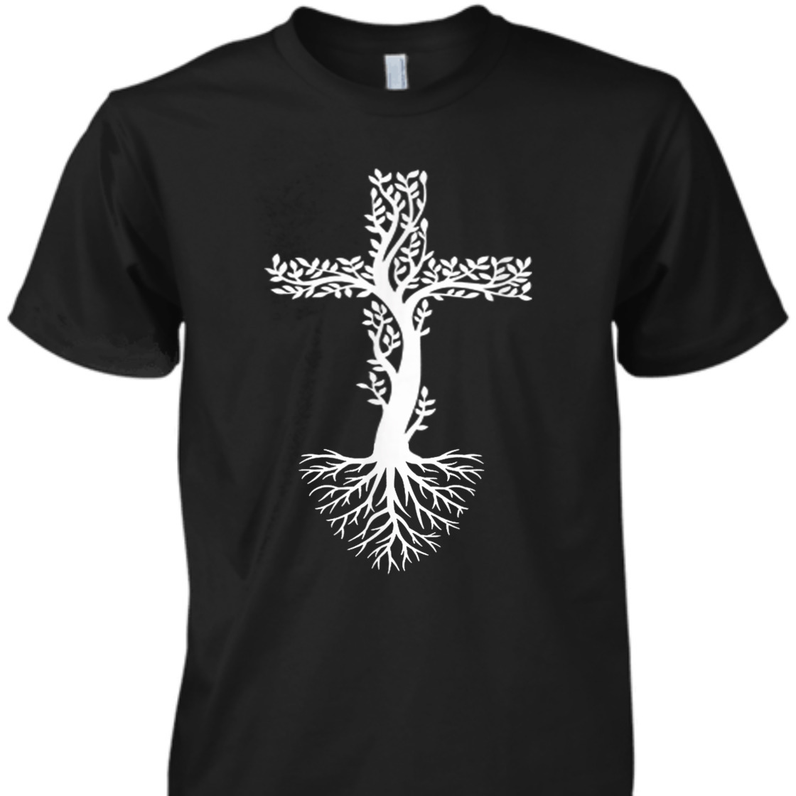 Christian Cross Rooted In Christ T-Shirt For Our Lord Jesus Best Gift For Believers