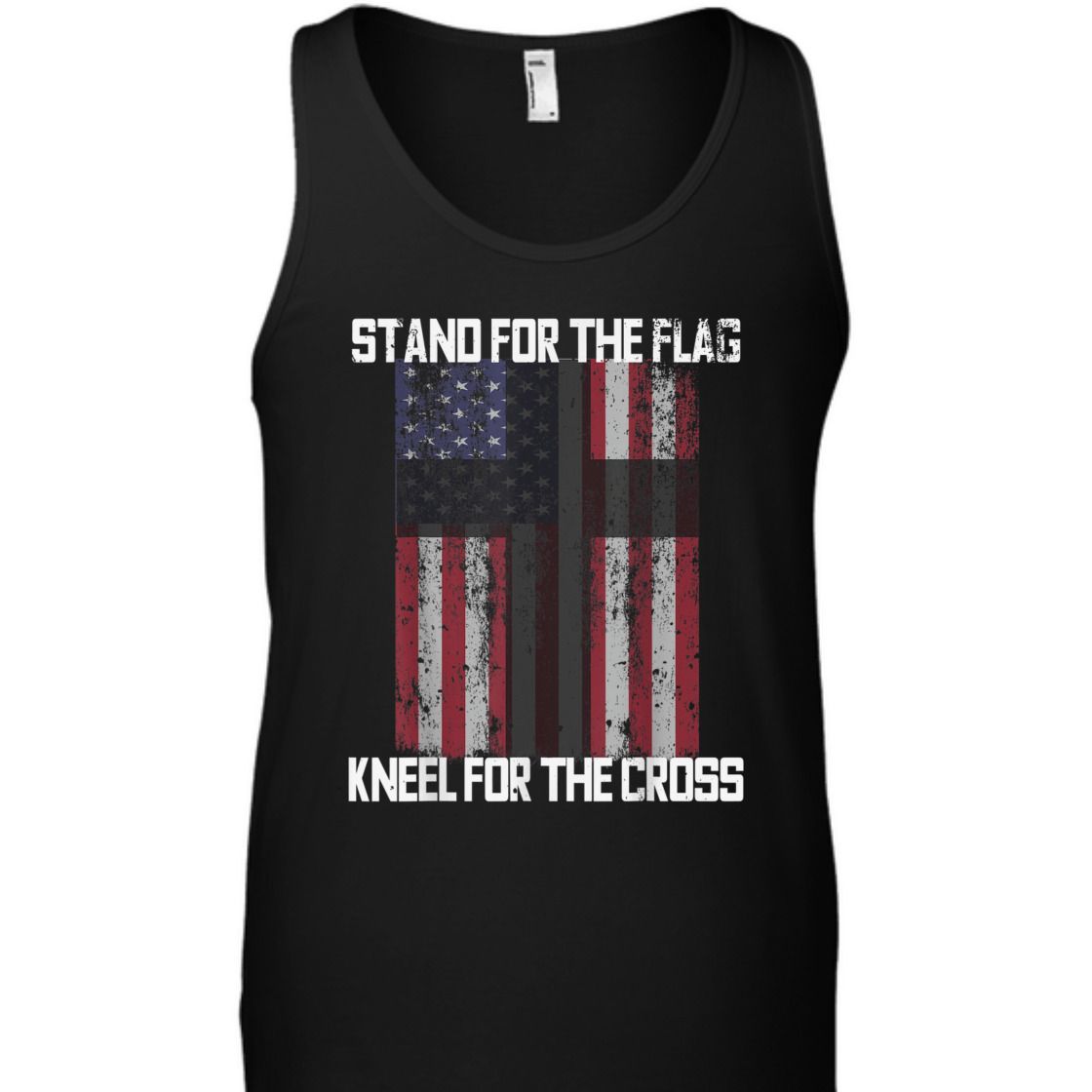 Stand For The Flag American Patriotic T-Shirt I Kneel At The Cross Stand For The Flag American Patriotic T-Shirt I Kneel At The Cross