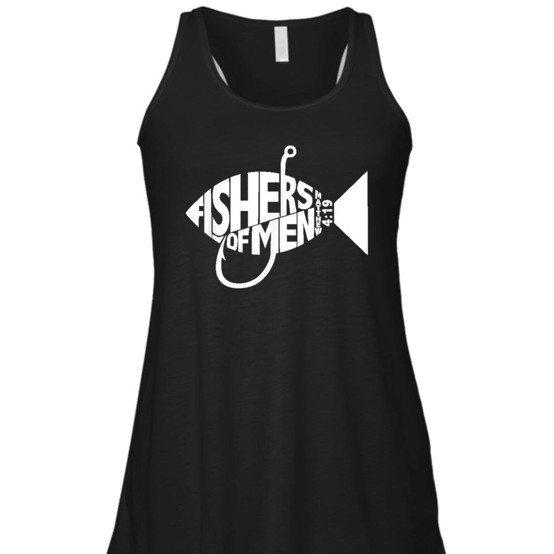 Fishers Of Men Matthew 4:19 Christian Bible Verse T-Shirt