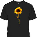 Jesus Sunflower T-Shirt Awesome Gift For Jesus Lovers