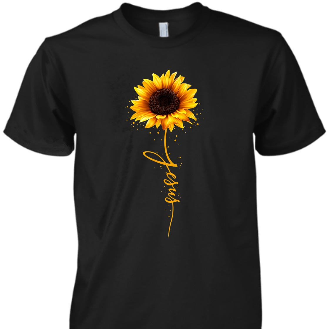 Jesus Sunflower T-Shirt Awesome Gift For Jesus Lovers Jesus Sunflower T-Shirt Awesome Gift For Jesus Lovers