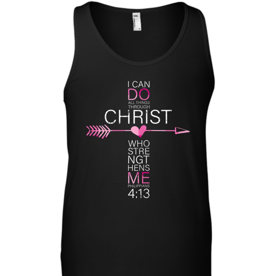 I Can Do All Things Through Christ Bible Verse T-Shirt Philippians 4:13 I Can Do All Things Through Christ Bible Verse T-Shirt Philippians 4:13