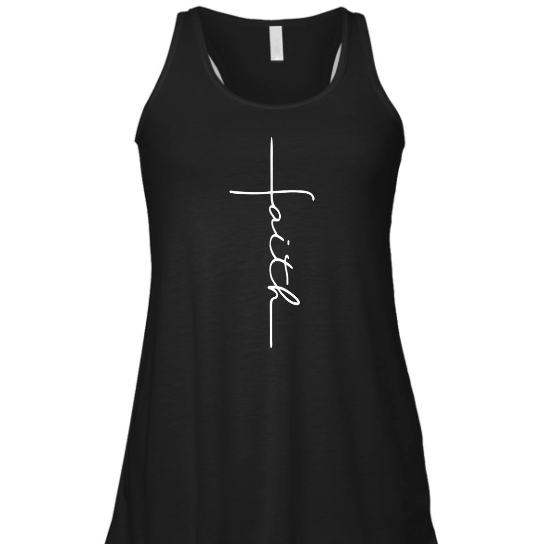 Faith T-Shirt Christian Cross Vintage Religious Gift Faith T-Shirt Christian Cross Vintage Religious Gift