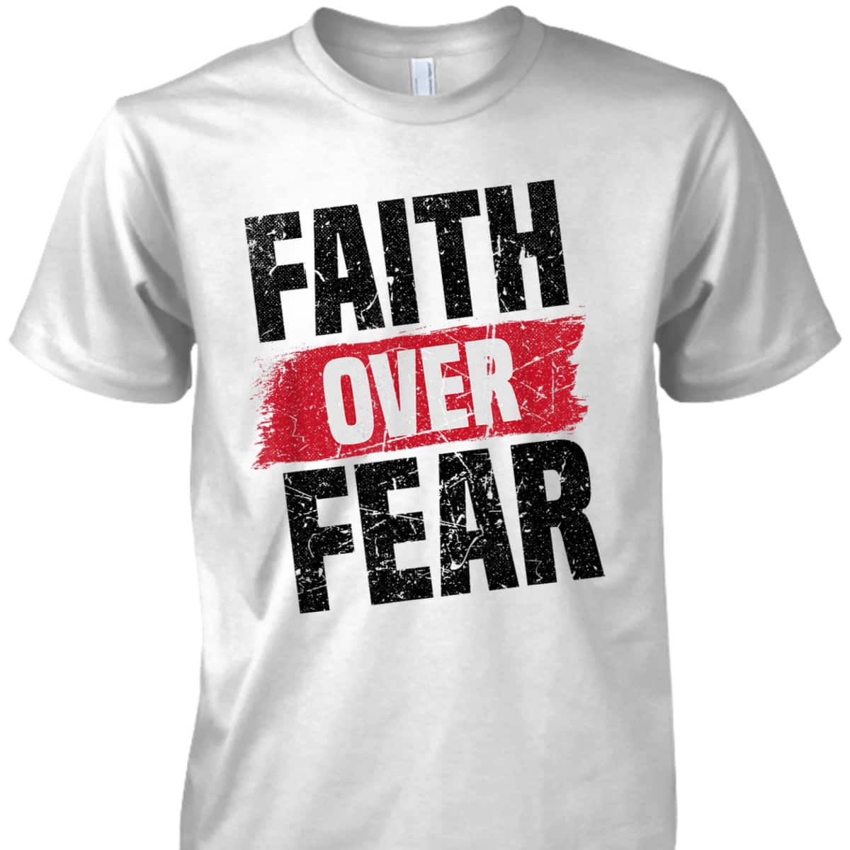 Faith Over Fear Religious Christian Vintage T-Shirt Faith Over Fear Religious Christian Vintage T-Shirt