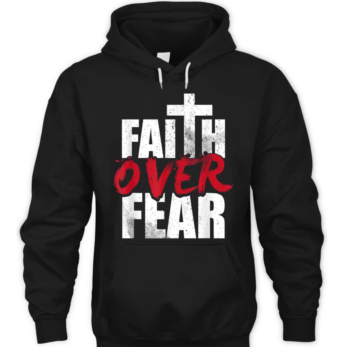 Faith Over Fear Vintage Cool Christian Faith Cross T-Shirt Faith Over Fear Vintage Cool Christian Faith Cross T-Shirt