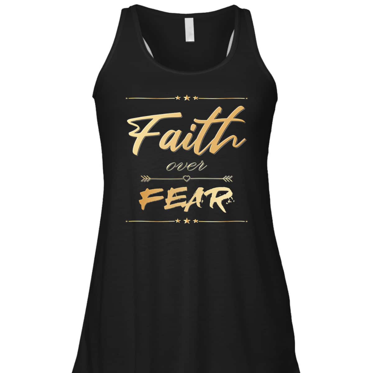 Faith Over Fear T-Shirt Bible Saying Christian Gift Faith Over Fear T-Shirt Bible Saying Christian Gift