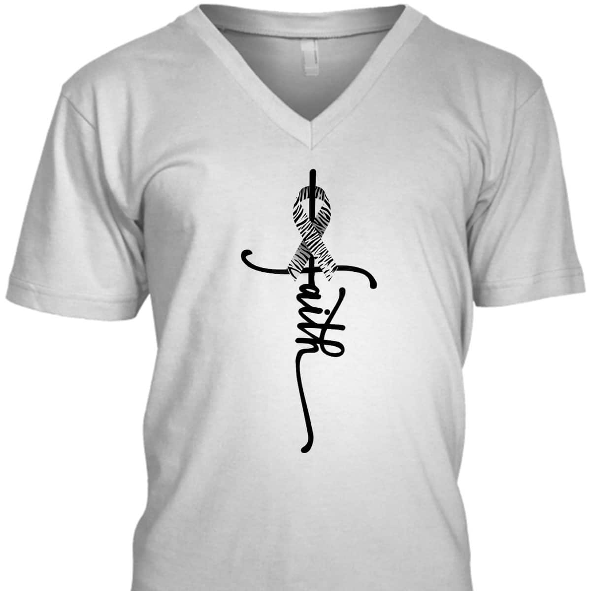 Carcinoid Cancer Faith Carcinoid Cancer Awareness Support T-Shirt